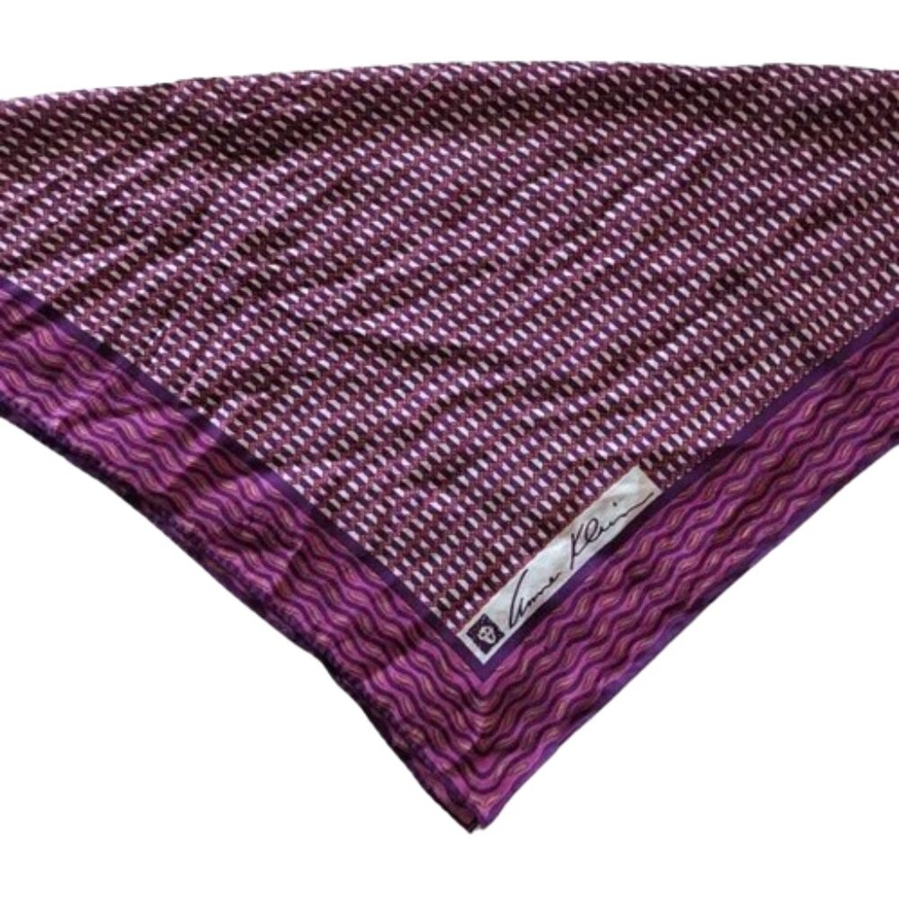 Anne Klein patterned square scarf